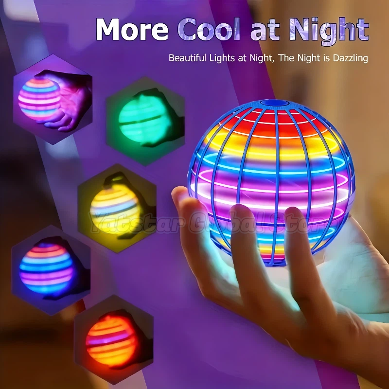LED Light Up Flying Orb Boomer - огляд і ціна Drone Aerial Photography