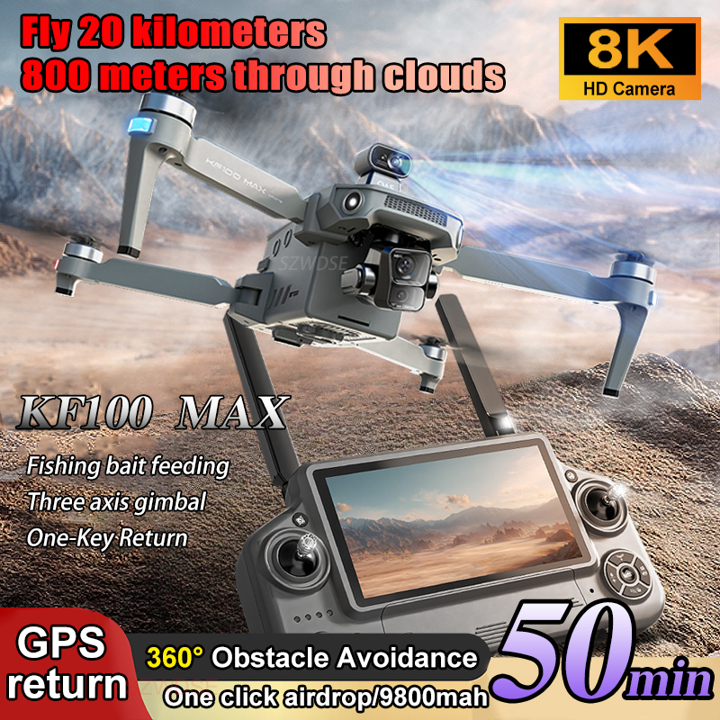 SJRC KF100 MAX 8K UHD Photo HD - огляд і ціна Drone Surveying
