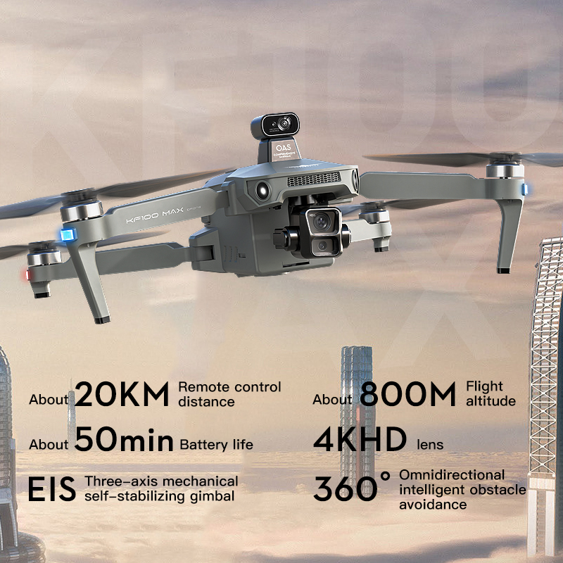 SJRC KF100 MAX 8K UHD Photo HD - огляд і ціна Drone Surveying