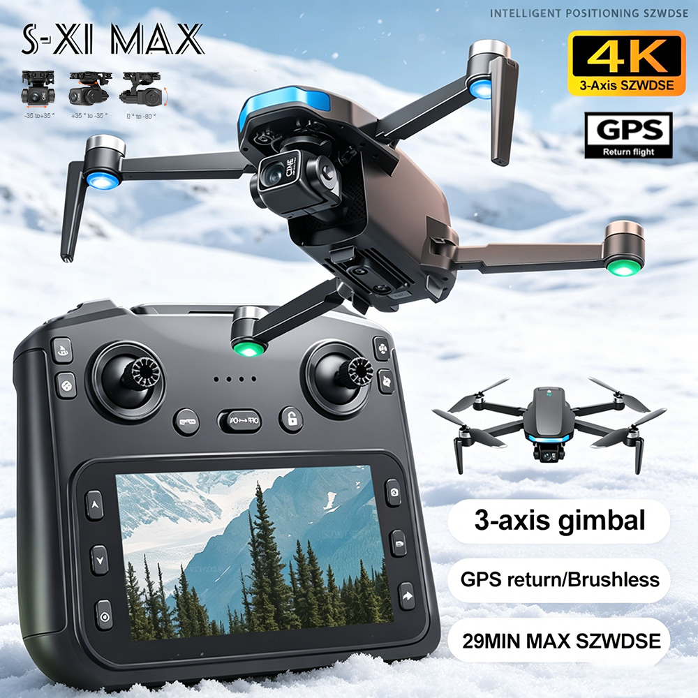 New S-X1 MAX Drone GPS 8K Prof - огляд і ціна Drone Surveying