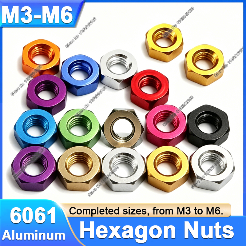 5pcs M3 M4 M5 M6 Anodized Colo - огляд і ціна Drone 3D Modeling