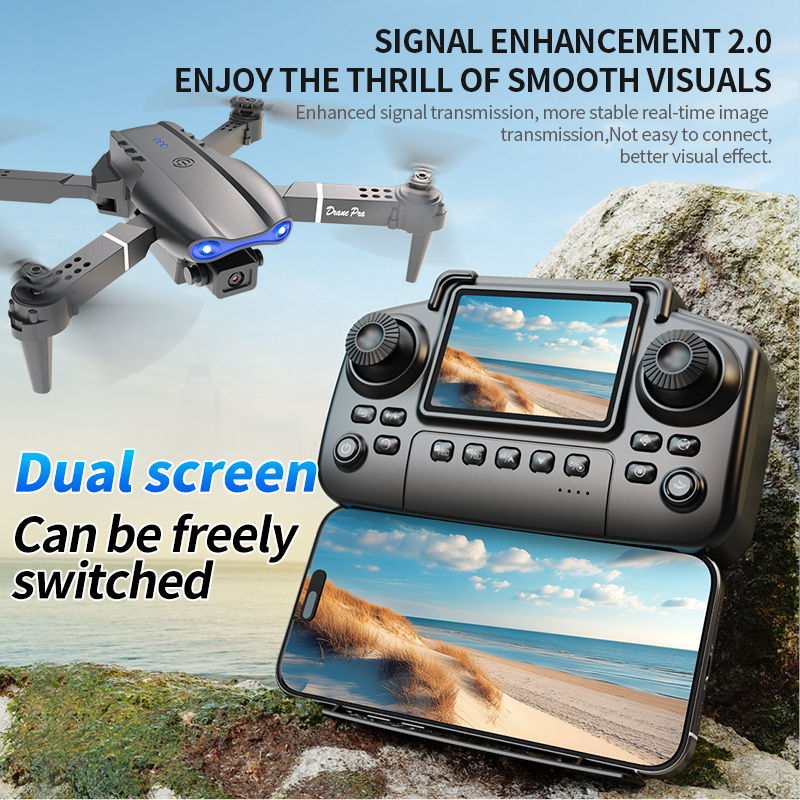 E99 PRO Drone Screen Control A - огляд і ціна Drone Cinematic